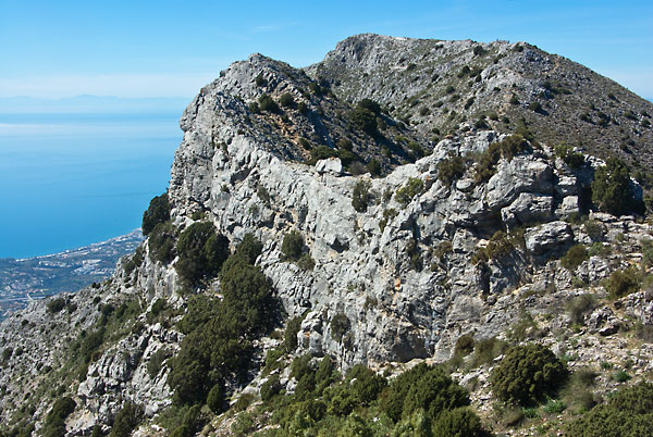 La Concha, ein spektakulärer Gipfel hoch über Marbella