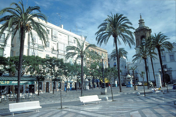 Foto der Plaza San Juan de Dios in Cádiz, Andalusien