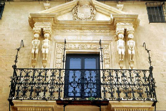 Foto eines Details aus dem Palacio de Mondragon, Ronda