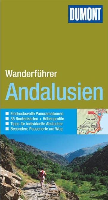 Titelseite DuMont Wanderführer Andalusien